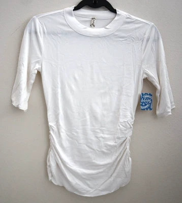 Camiseta para mujer Intimately Free People OB1060305 talla XS blanca Talk To Me Foto 1 de 4