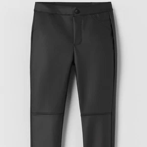 Zara Rubberized Pants Black 13/14 - Picture 1 of 14