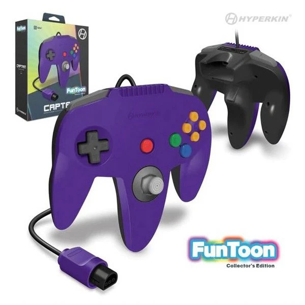 Rival Purple Nintendo 64 "Captain" Premium "Funtoon" CE Controller [Hyperkin] - Image 1 of 1