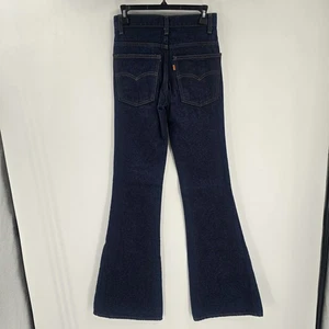 Vtg Levis 684-0217 Jeans Men's 28x34 Flare Denim 1983 Orange Tab Dark Wash Mens  - Picture 1 of 9