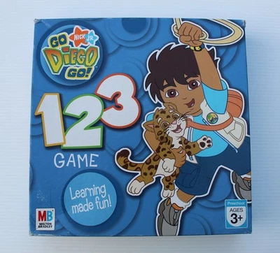 Go Diego Go 123 Game Learning Made Fun by Milton Bradley 2006 Used - Image 1 of 4