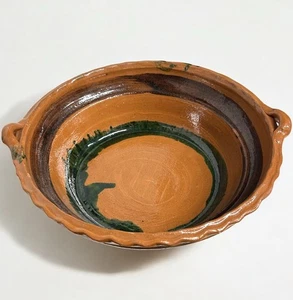 Cazuela De Barro 11.5" Casserole Dish Lead Free Mexican Clay Pottery Pot - Picture 1 of 10