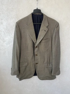 Vintage Kiton Napoli Cucito Per Bernie’s Cashmere Blazer Jacket Sport Coat Sz 54 - Image 1 of 4