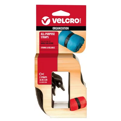 3 pies x 2 pulgadas Correas de gancho y bucle Velstrap (paquete de 2) - Corbatas reutilizables Foto 1 de 3