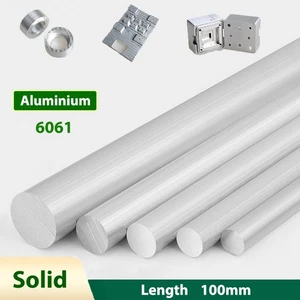 6061 Aluminium Bar Round Solid Rod 6mm 8mm 10mm 12mm 15mm 16mm 18mm to 30mm - Picture 1 of 7