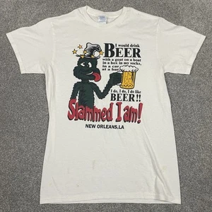 Vintage Delta "Slammed I Am" NEW ORLEANS T-Shirt Dr Suess Parodie Herren S fleckig - Bild 1 von 10