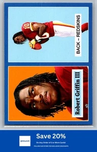 2012 Topps #4 Robert Griffin III 1957 Blue Rookie Washington Redskins I9 - Picture 1 of 2
