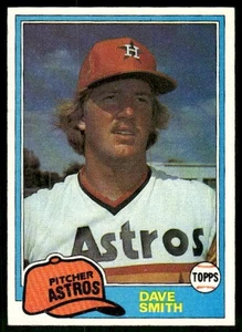 1981 Topps Dave Smith #534 Houston Astros D - Picture 1 of 2