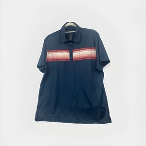 All in Motion Herren Large Hemd Navy Blau Stretch Polo Elasthan - Bild 1 von 5