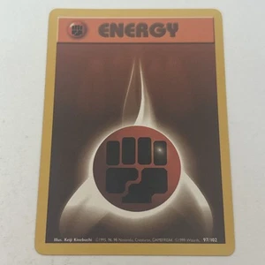 Pokémon TCG Fighting Energy Base Set 97/102 Regular LP - Picture 1 of 2