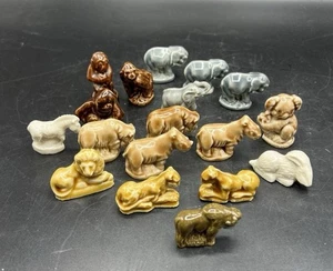 Lot Of 18 Wade Whimsies England Miniatures Wild Animals Red Rose - Bild 1 von 6