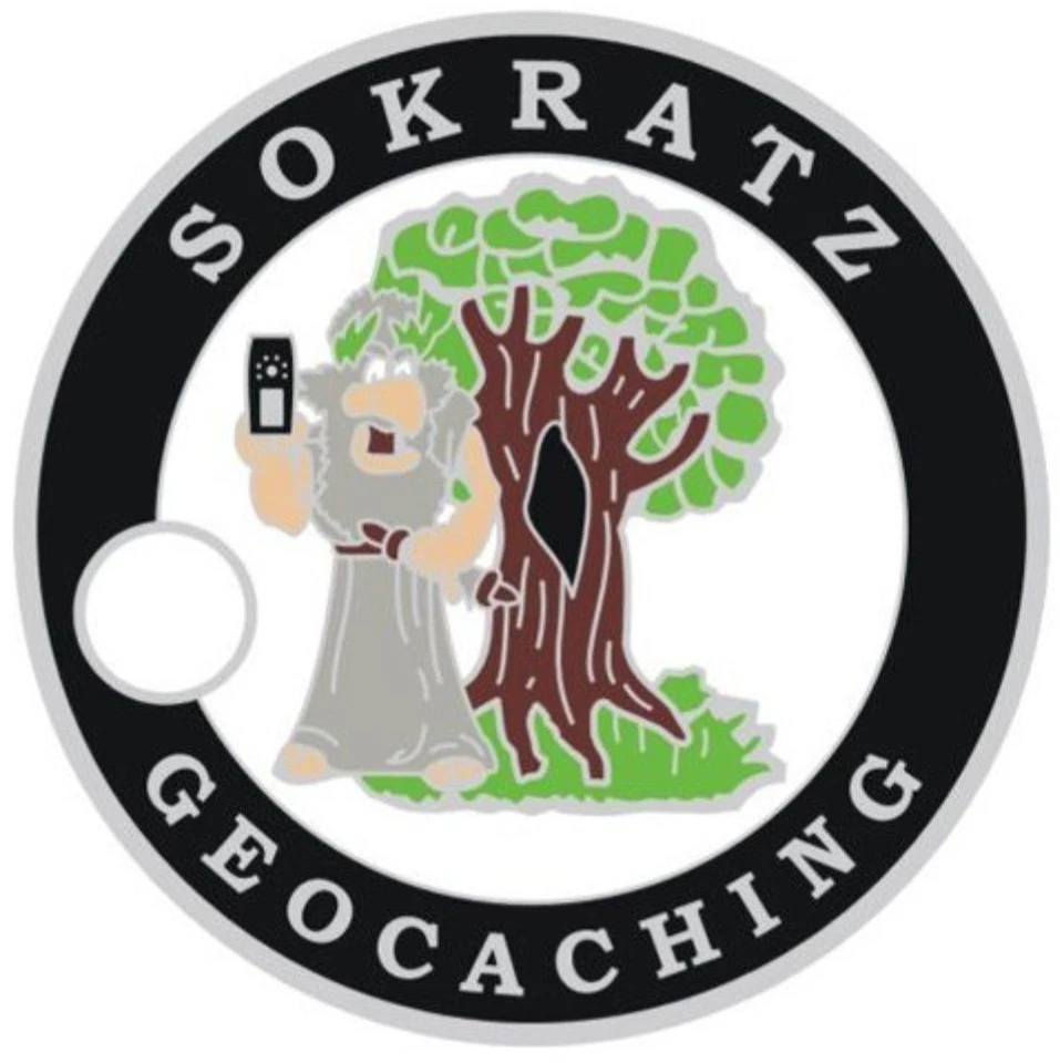 Pathtag #5470 - Sokratz Geocaching ORIGINAL BACK Geocoin Alt - Bild 1 von 1