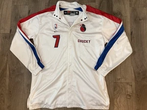 Chucky Atkins Detroit Pistons Game Used Warm Up Jacket Nike 02-03 Worn NBA - Bild 1 von 7