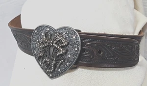 BETH FRANK Ledergürtel Herzschnalle verziertes Leder - LE 149 / 400 GR. 36 VIDEO - Bild 1 von 15