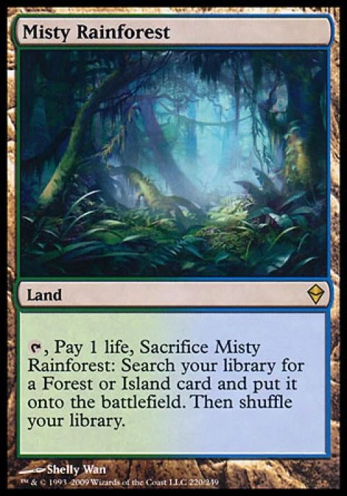Misty Rainforest - Medium Play MTG Zendikar - Image 1 of 1