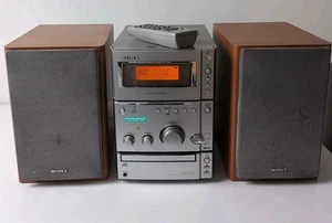 Sony Micro HiFi Stereo System CMT-CPX1 CD Cassette Radio - Picture 1 of 13