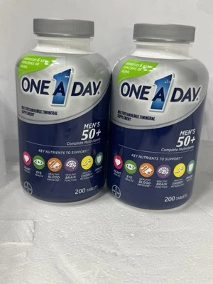 2X Un Día Hombre 50+ Ventaja Saludable Multivitamínico 200 Comprimidos 05/2026 (400) Foto 1 de 2