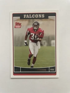 2006 Topps Jerious Norwood Rookie Karte. Georgia & Falcons - Bild 1 von 2