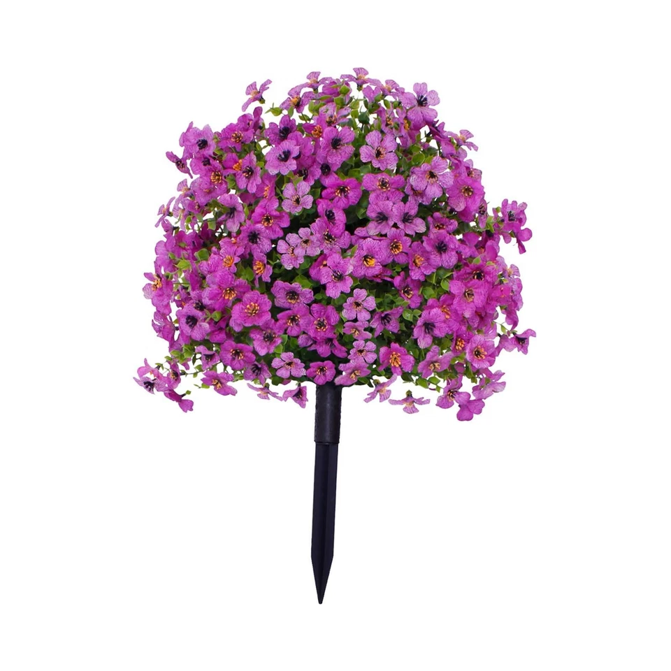 Artificial Flower Garden Stake Artificial Plant Faux Greenery Shrubs - Image 1 of 1