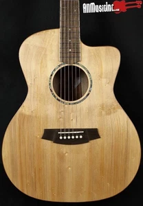 Cole Clark SAN1EC-BM Bunya Top Acoustic Electric Guitar w/ Gig Bag - Picture 1 of 12