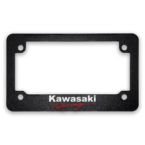 For Kawasaki Racing Motorcycles Textured License Plate Frame ALL MODELS & YEARS - Picture 1 of 2