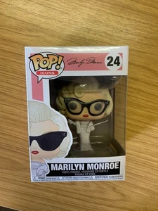Funko POP ICONS Marilyn Monroe 24 Special Edition RARE CLEAR GLASSES VERSION NEU - Bild 1 von 3