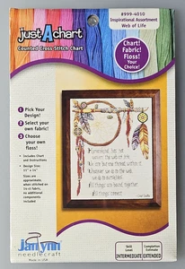 Janlynn Just A Chart "Web of Life" Dreamcatcher (Reinardy) Counted Cross Stitch - Picture 1 of 3