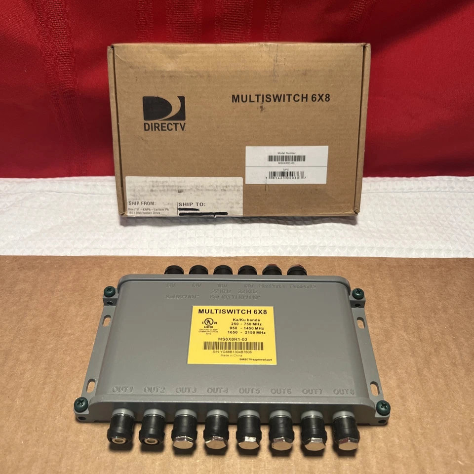 Zinwell MS6X8R1-03 Direct TV Wide-band 6x8 Multi-SW  - Image 1 of 4