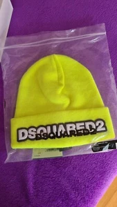 Dsquared Cuffia Imvernale Logo Fluo - Foto 1 di 4
