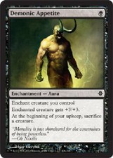 DEMONIC APPETITE X4 4 4X Rise of the Eldrazi MTG Magic Cards DJMagic