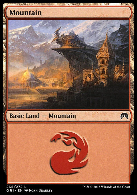 MTG Magic the Gathering Mountain (265/308) Magic Origins LP - Image 1 of 1