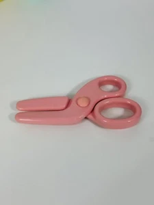 VINTAGE LITTLE TIKES BEAUTY ● PINK PRETEND SCISSORS ● SALON HAIR VANITY ● RARE - Picture 1 of 4