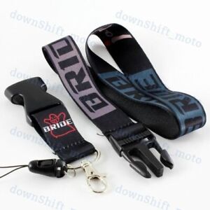 Keychain Lanyard for Honda Civic Type-r S2000 JDM BRIDE Key chain Quick Release
