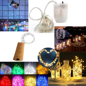 LED String Copper Wire Fairy Lights Battery Operated For Home Xmas Party Decor - Picture 1 of 13