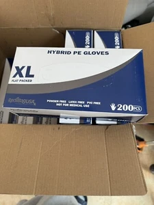 Lot of 7 Boxes RediBag X-Large Flat Packed Powder Free Disposable Gloves - Picture 1 of 3