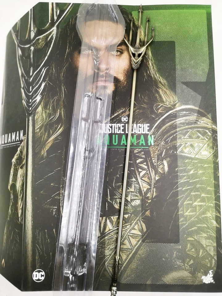 HT Aquaman Trident Accessories Hot Toys MMS447 Justice League Figure 1/6 Weapon - Image 1 of 1