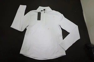 Greyson Gratiot 1/4 Zip Pullover Womens Small Arctic W/Logo 1057A 01271632 New - Picture 1 of 5