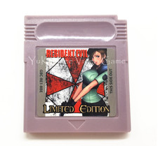 16 Bit Video Game Cartridge Console Card for Nintendo GBC Resident Evil Series