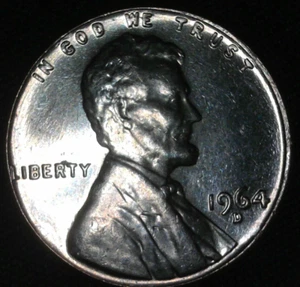 Lincoln Cent Varieties 1964D RPM 1mm-019 - Picture 1 of 5