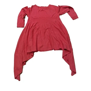 Túnica Roaman's Mujer Talla Grande 12S Coral Rosa Rayón Mezcla Nylon Manga 3/4 - Imagen 1 de 5