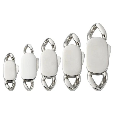 5pcs Lobster Clasps 316 Stainless Steel Lobster Claw Clasps Bulk for Necklace - Image 1 of 4