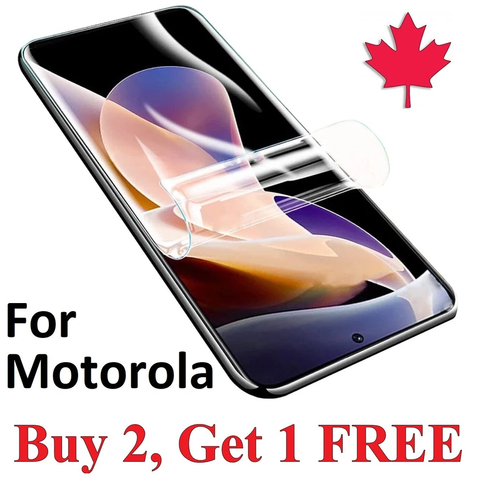 Clear Screen Protector Cover for Motorola Moto G Play Power Stylus Pure E Ace 5G - Image 1 of 1