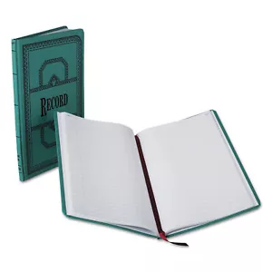 Regla de registro/libro de cuentas Boorum & Pease azul 150 páginas 12 1/8 x 7 5/8 - Imagen 1 de 3
