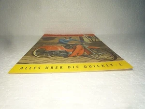GREAT VINTAGE NSU QUICKLY - L BROCHURE 1950s GERMAN EDITION - Bild 1 von 5