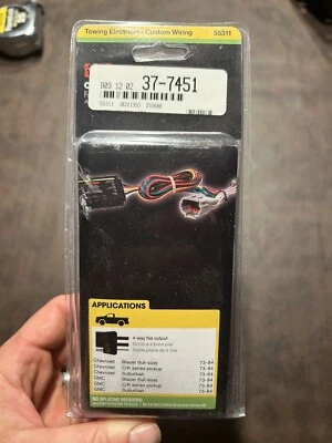 Blazer Curt Wiring 55311 1973-1984 Chevy GMC C/K Suburban camioneta tamaño completo 4 vías Foto 1 de 4