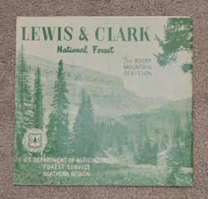 1964 USFS Lewis & Clark National Forest Karte, Rocky Mountain Division - Bild 1 von 7