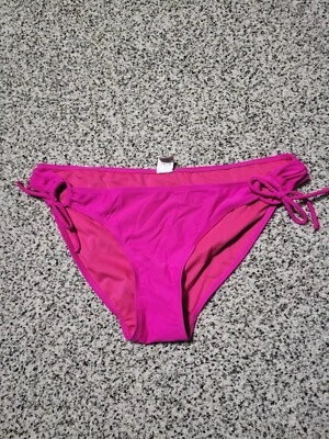 Parte inferior de bikini Juniors Op rosa caliente, lados de corbata, talla grande (11-13) Foto 1 de 4