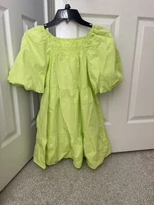 NWOT Zara Girls Green Lime Dress 11/12 - Picture 1 of 1