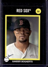 2022 Topps Heritage Xander Bogaerts 1973 Topps Venezuela Baseball #50 Red Sox