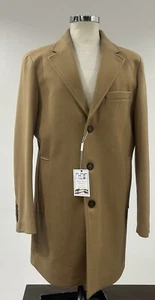 CAPPOTTO BARONETTO UOMO CAMMELLO BEIGE PURA LANA MADE IN ITALY 48 50 ULTIMI CAPI - Imagen 1 de 16